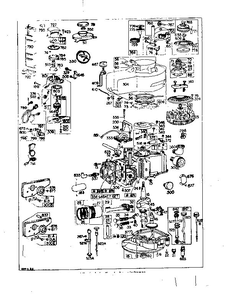 Replacement Parts Diagram and Parts List for 110900-110999 0010 - 0051 Briggs and Stratton Engine